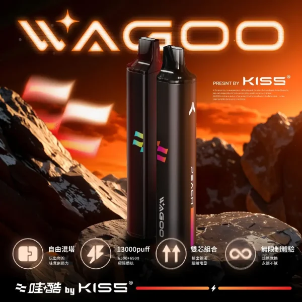 【台灣現貨】WAGOO 哇酷 KIS5 6500口 拋棄式電子煙 爆款熱銷 秒發免運 首選