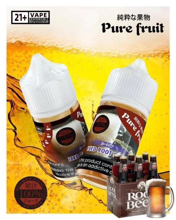 Pire-Fruit-純粹果物系列-4 【鮮果多汁感】Pure Fruit 純粹果物煙油 擊喉感扎實細膩 完美還原真果香 現貨秒出
