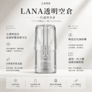 ChatGPT Image 2026年8月23日 下午04_39_27 一代透明空倉 LANA 拉娜|全透明設計殘油一目瞭然 陶瓷芯注油不掉味 日常享受細膩升級的純粹體驗