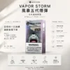 ChatGPT Image 2026年8月25日 下午10_07_26 VAPOR STORM 風暴五代通用煙彈 2ml激爽配方|3%尼古丁極致濃郁 適配4/5/6代主機 網路熱銷款