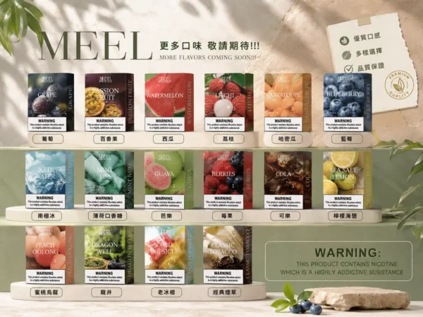 ChatGPT Image 2026年9月4日 上午01_08_12 MEEL 匠心系列 一代通用煙彈 2ml巨量裝|3%尼古丁鹽 升級陶瓷芯 適配RELX/SP2S 網購熱銷款