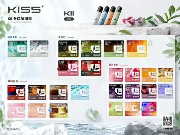 KIS5 鎧斯五代通用煙彈 2.3ml容量｜18層鎖油技術 適配多四五六代主機 網購熱銷人氣之選【買5送主機】