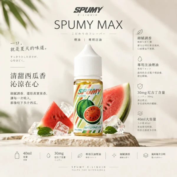 ChatGPT Image 2026年9月6日 下午07_34_16 spumy 升級MAX 專用注油煙油|40ml大容量 3%細膩調香層次 懂抽的都在選