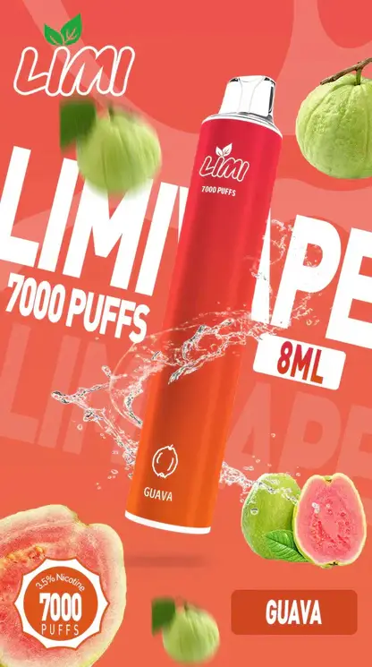 LIMI拋棄式一次性7000口 (7) LIMI 冰感水果系列 7000口拋棄式電子煙|3.5%尼古丁鹽強勁擊喉 清涼順口極致體驗