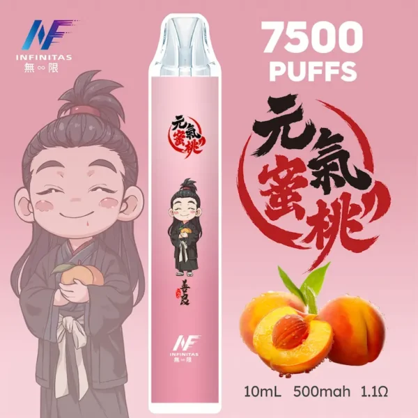 inf 無限 鬼滅之刃聯名 拋棄式 7500口 10ml大容量 1.1歐姆細膩飽滿 Mesh芯順滑隨身享受